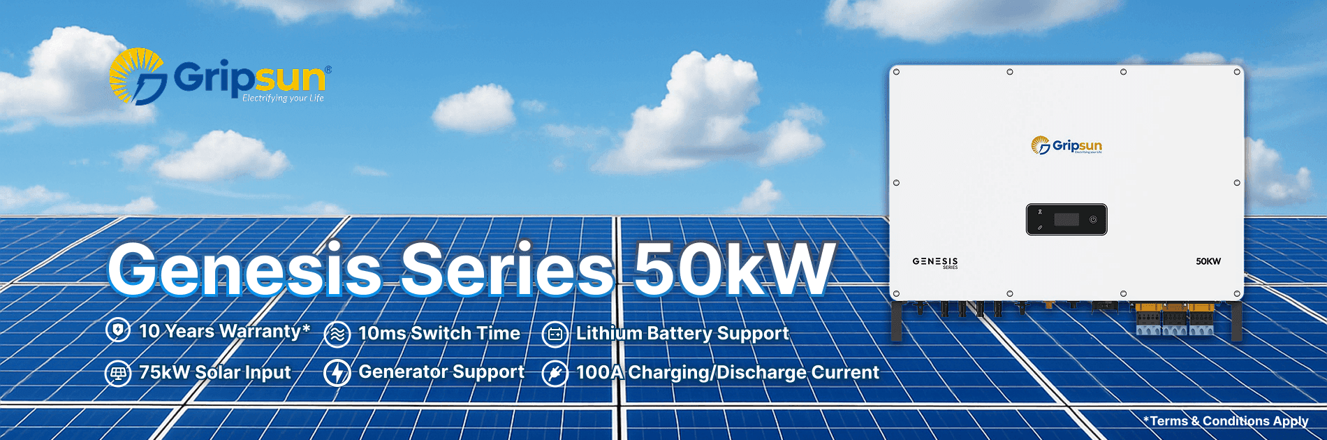Gripsun Genesis Series 50 KW (GS-HAV-50K-100-H)